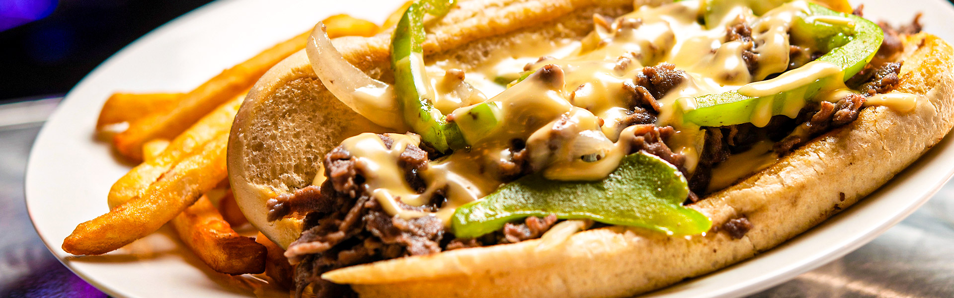 Bottles & Bites Cheese Steak